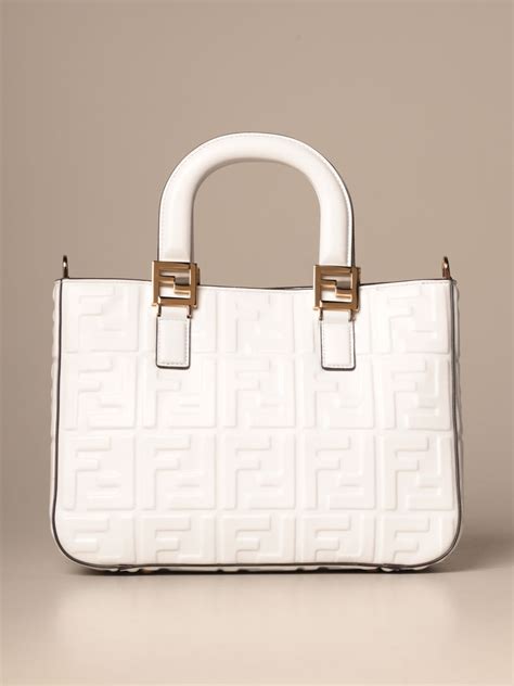 fendi white tote|fendi handbags for women black.